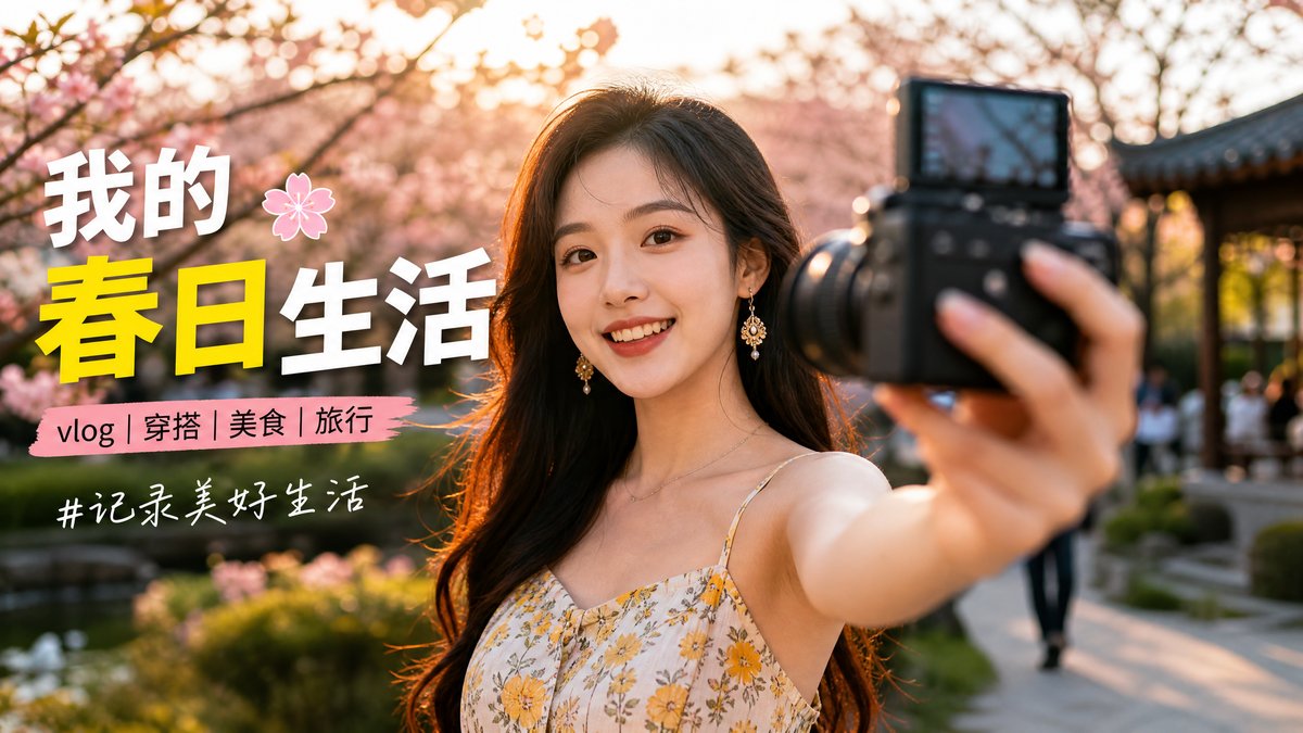 搜同网春日生活vlog视频教程